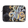 Octopus Steel Blue Vintage Map Laptop Sleeve 13