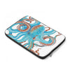Octopus Teal Blue Red Tentacles Art Laptop Sleeve