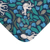 Octopus Teal Pattern Bath Mat Home Decor