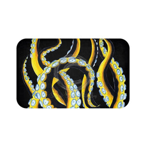 Octopus Tentacles Black Bath Mat Large 34X21 Home Decor