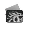 Octopus Tentacles Black Vintage Map Ink Laptop Sleeve
