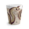 Octopus Tentacles Brown Map Latte Mug Mug