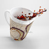 Octopus Tentacles Brown Map Latte Mug Mug