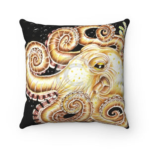 Octopus Tentacles Bubbles Ink Square Pillow 14 × Home Decor