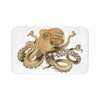 Octopus Tentacles Burnt Orange White Art Bath Mat 34 × 21 Home Decor