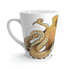 Octopus Tentacles Burnt Orange White Art Latte Mug Mug