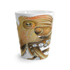 Octopus Tentacles Burnt Orange White Art Latte Mug Mug