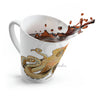 Octopus Tentacles Burnt Orange White Art Latte Mug Mug