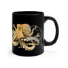 Octopus Tentacles Burnt Orange White Art Mug 11Oz Mug