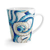 Octopus Tentacles Comic Blue White Latte Mug Mug