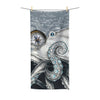 Octopus Tentacles Compass Grey Polycotton Towel 30X60 Home Decor