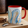 Octopus Tentacles Detail Watercolor On White Art Accent Coffee Mug 11Oz