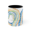 Octopus Tentacles Detail Watercolor On White Art Accent Coffee Mug 11Oz Black /