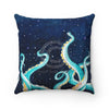 Octopus Tentacles Galaxy Watercolor Square Pillow 14 X Home Decor