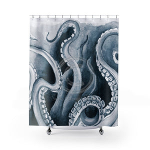 Octopus Tentacles Kraken Blue Grey Shower Curtains 71 X 74 Home Decor