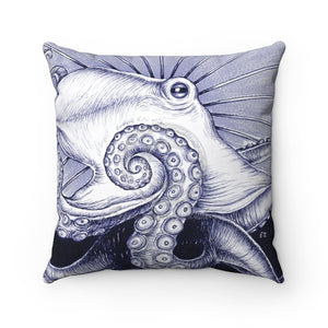 Octopus Tentacles Purple Ink Square Pillow 14 X Home Decor