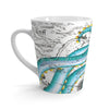 Octopus Tentacles Teal Chic Latte Mug 12Oz Mug