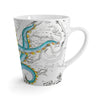 Octopus Tentacles Teal Chic Latte Mug Mug