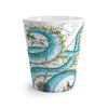 Octopus Tentacles Teal Chic Latte Mug Mug