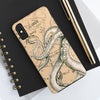 Octopus Tentacles Vintage Map Sepia Ink Case Mate Tough Phone Cases
