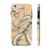 Octopus Tentacles Vintage Map Sepia Ink Case Mate Tough Phone Cases Iphone 6/6S Plus
