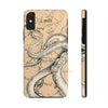 Octopus Tentacles Vintage Map Sepia Ink Case Mate Tough Phone Cases Iphone X