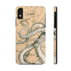 Octopus Tentacles Vintage Map Sepia Ink Case Mate Tough Phone Cases Iphone Xr