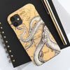 Octopus Tentacles Vintage Map Sun Ink Case Mate Tough Phone Cases
