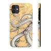 Octopus Tentacles Vintage Map Sun Ink Case Mate Tough Phone Cases Iphone 11