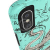Octopus Tentacles Vintage Map Teal Ink Case Mate Tough Phone Cases