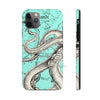 Octopus Tentacles Vintage Map Teal Ink Case Mate Tough Phone Cases Iphone 11 Pro Max