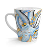 Octopus Tentacles Yellow Blue Ink Art Latte Mug 12Oz Mug