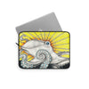 Octopus Tentacles Yellow Ink Laptop Sleeve