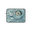 Octopus Vintage Map Compass Teal Laptop Sleeve 12