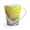 Octopus Yellow Ink Art White Latte Mug Mug