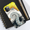 Octopus Yellow Tentacle Ink Case Mate Tough Phone Cases