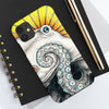 Octopus Yellow Tentacle Ink Case Mate Tough Phone Cases