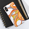 Orange Octopus Dance Ink Art Case Mate Tough Phone Cases