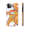 Orange Octopus Dance Ink Art Case Mate Tough Phone Cases Iphone 11 Pro Max