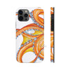 Orange Octopus Dance Ink Art Case Mate Tough Phone Cases Iphone 12 Pro