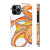 Orange Octopus Dance Ink Art Case Mate Tough Phone Cases Iphone 12 Pro Max