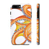 Orange Octopus Dance Ink Art Case Mate Tough Phone Cases Iphone 7 Plus 8