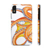 Orange Octopus Dance Ink Art Case Mate Tough Phone Cases Iphone Xr