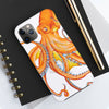 Orange Octopus Dance Ink Ii Art Case Mate Tough Phone Cases