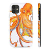 Orange Octopus Dance Ink Ii Art Case Mate Tough Phone Cases Iphone 11