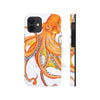 Orange Octopus Dance Ink Ii Art Case Mate Tough Phone Cases Iphone 12 Mini