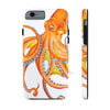 Orange Octopus Dance Ink Ii Art Case Mate Tough Phone Cases Iphone 6/6S