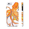 Orange Octopus Dance Ink Ii Art Case Mate Tough Phone Cases Iphone 6/6S Plus