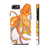 Orange Octopus Dance Ink Ii Art Case Mate Tough Phone Cases Iphone 7 8