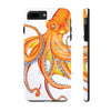 Orange Octopus Dance Ink Ii Art Case Mate Tough Phone Cases Iphone 7 Plus 8